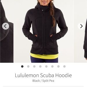 lululemon athletica Black Hoodie